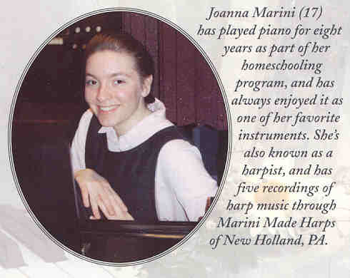 Joanna Marini pictured on the inside of the CD insert taken  in 2002.